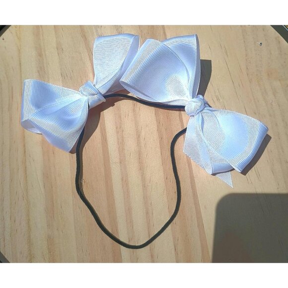 Double Dog Bows for  Headbands or collar, Pink & Purple Girly Bow Set, Puppy Hai - Picture 7 of 10